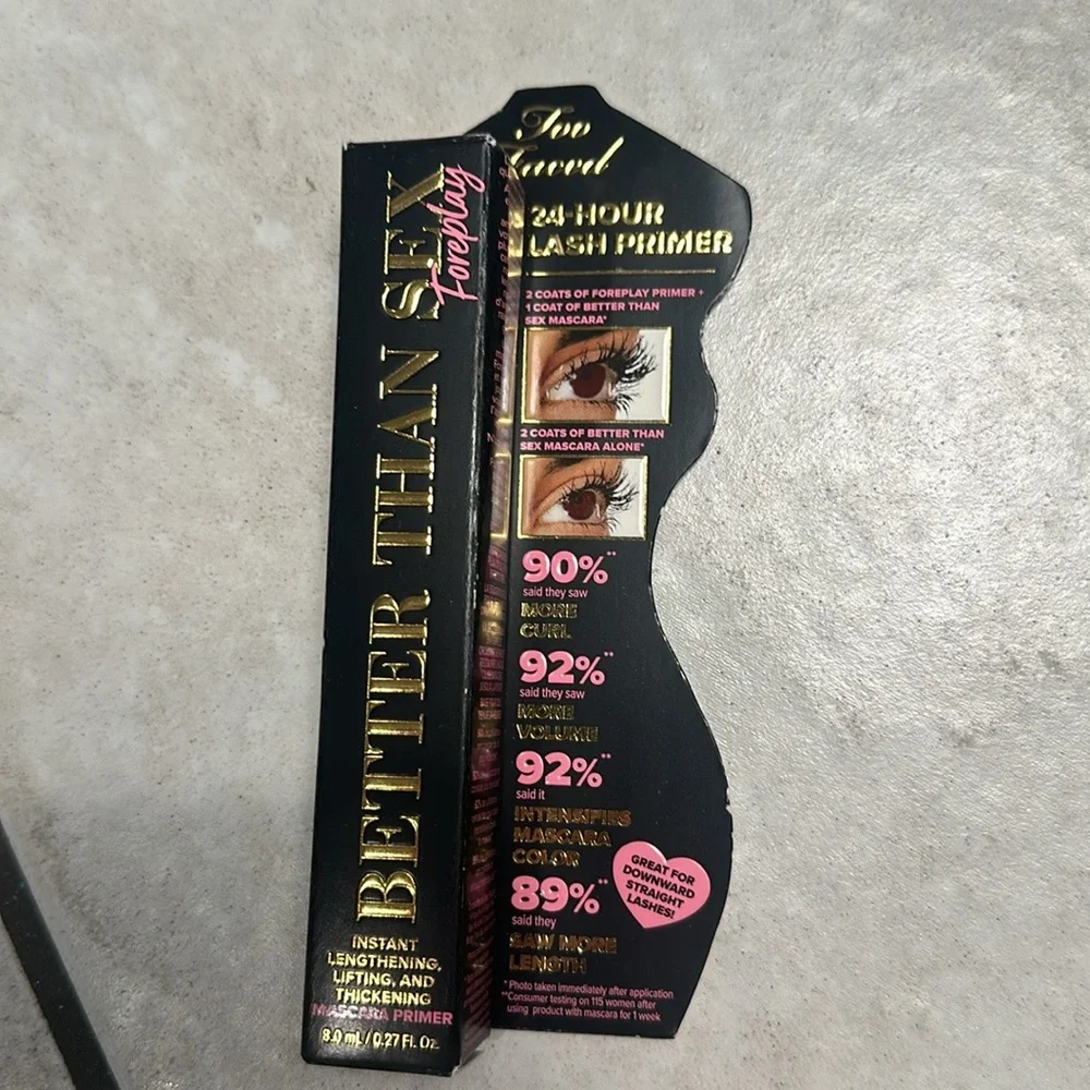 NEW Too Faced Better Than Sex Foreplay Mascara Lash‎ Primer